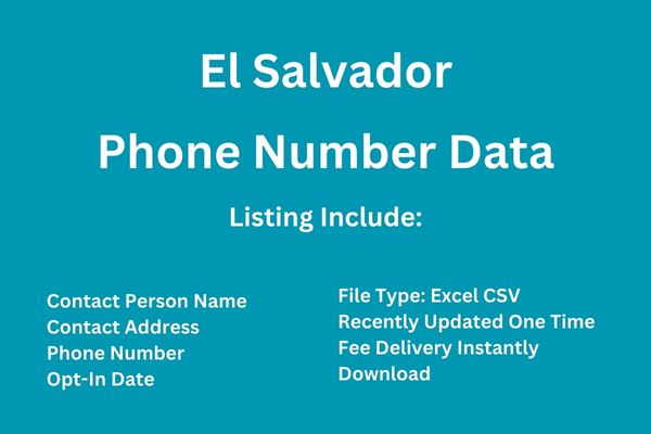 萨尔瓦多电话号码数据库