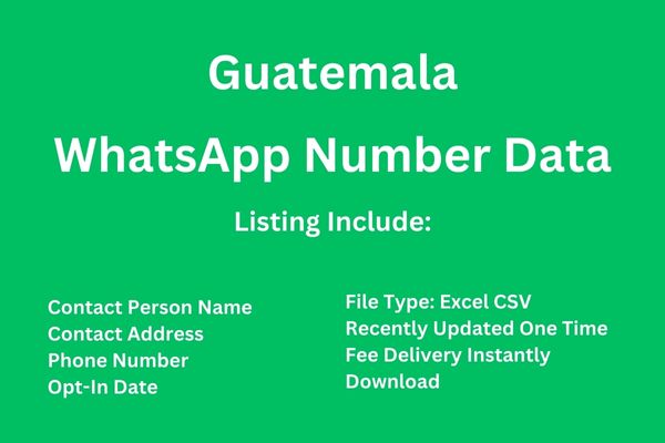 瓜地马拉 Whatsapp 号码数据库