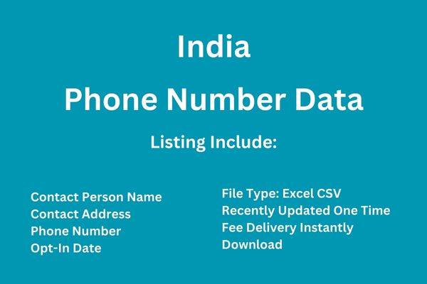 印度电话号码数据库