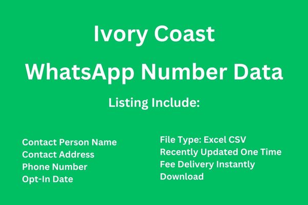 象牙海岸 Whatsapp 号码数据库