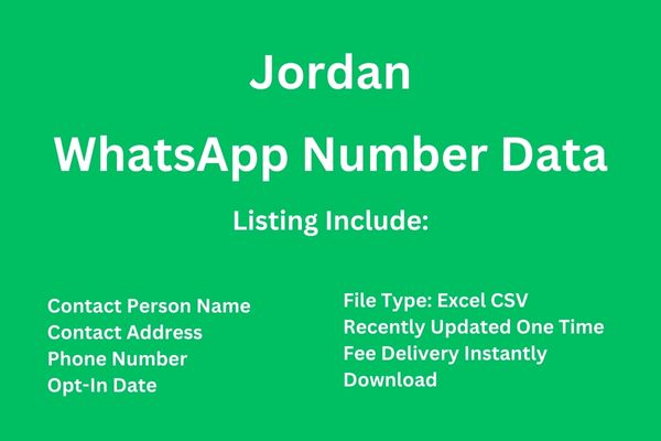 约旦 Whatsapp 号码数据库
