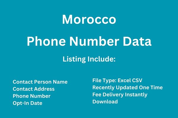 摩洛哥电话号码数据库