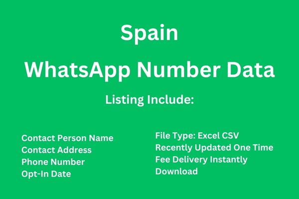 西班牙 Whatsapp 号码数据库