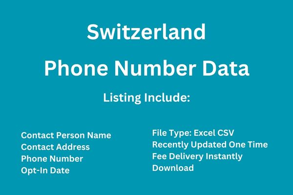 瑞士电话号码数据库