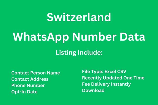 瑞士 Whatsapp 号码数据库
