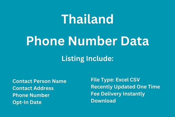 泰国电话号码数据库