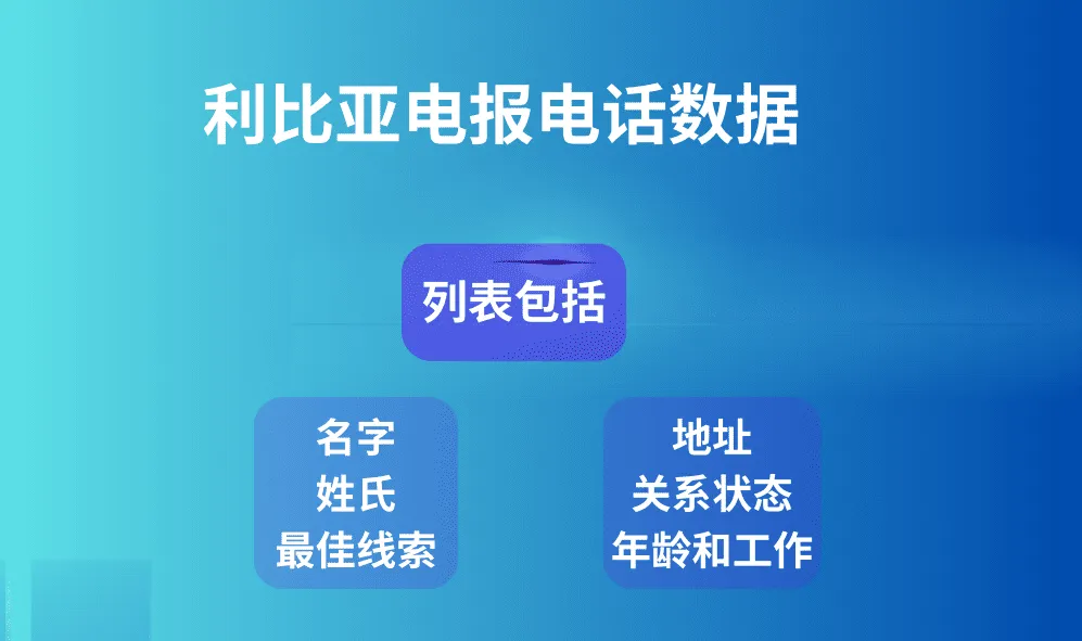利比亚电报电话数据